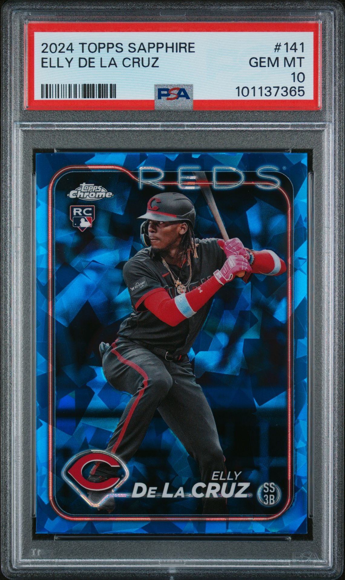 2024 Topps Topps Chrome #141 Elly De La Cruz front