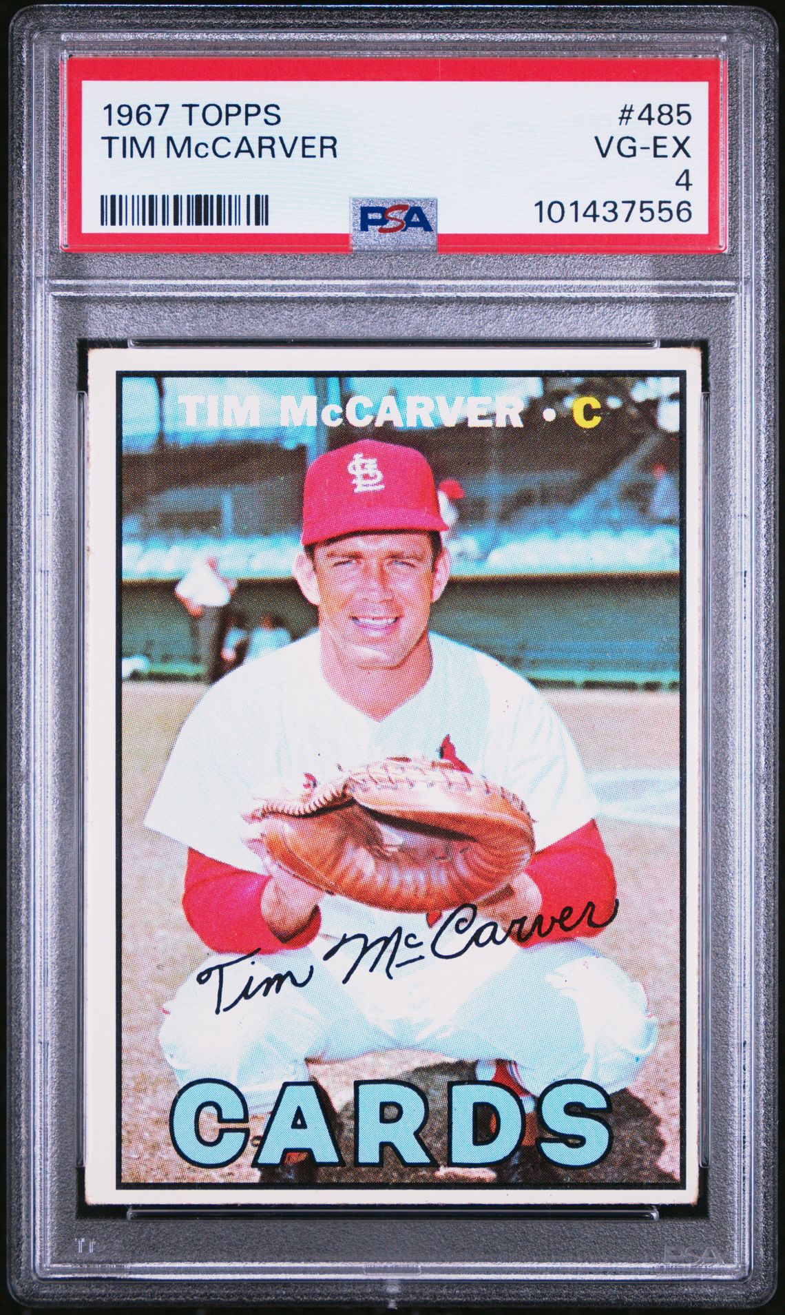 1967 Topps TOPPS #485 Tim Mccarver front