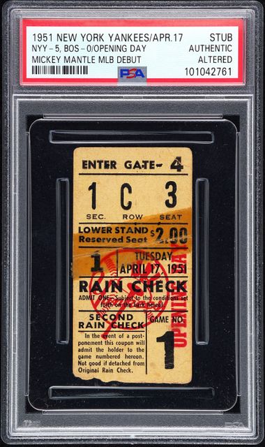 Authentic (Altered) cert 101042761