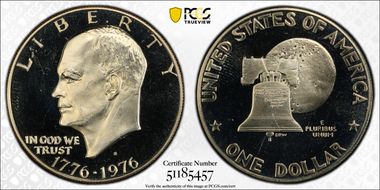 1976-S $1 Clad Type 1 PR66DCAM