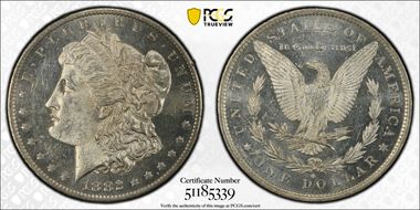 1882-O $1 MS61PL