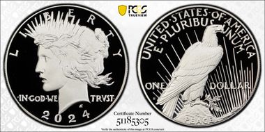 2024-S $1 Peace Dollar PR70DCAM