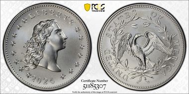 2024 Medal Flowing Hair Ag 230th Anniversary MS69