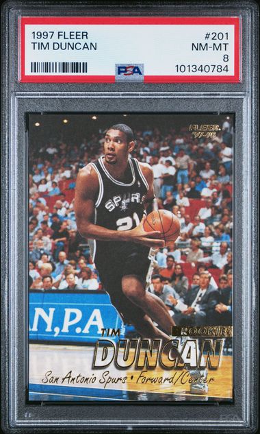 Fleer Tim Duncan front