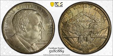 1936 50C Robinson MS65