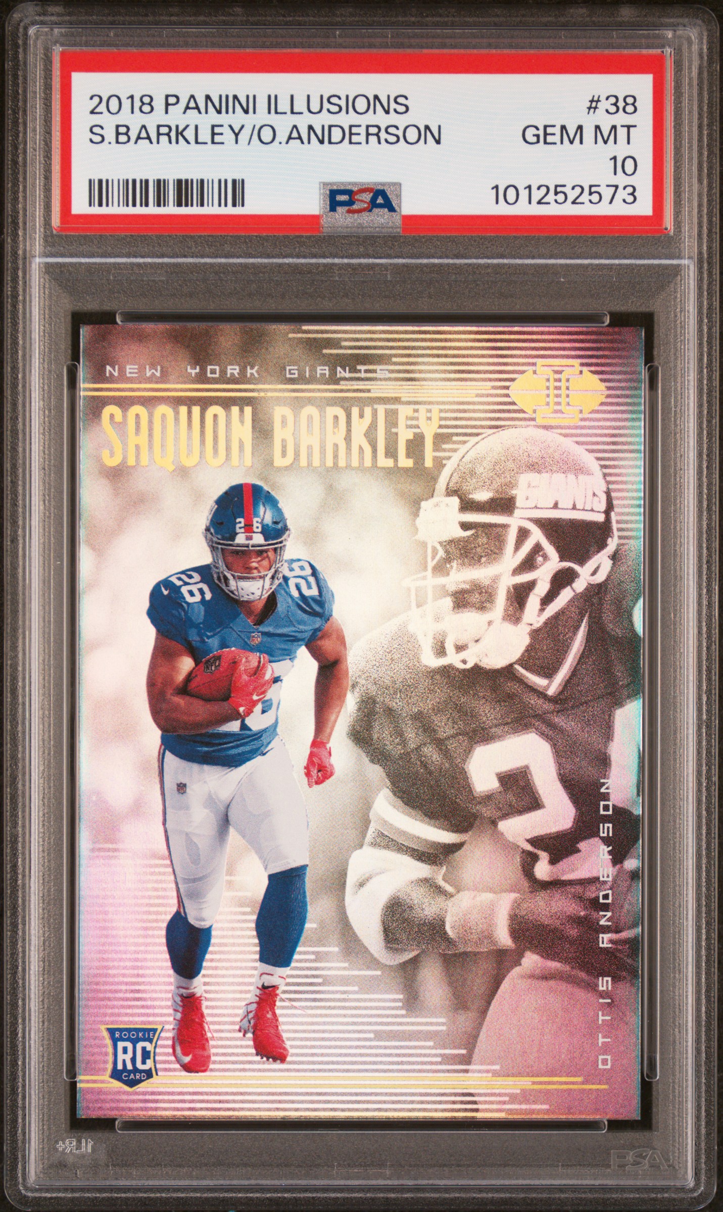 2018 Panini Illusions S.barkley/O.anderson #38 Gem Mt 10 front