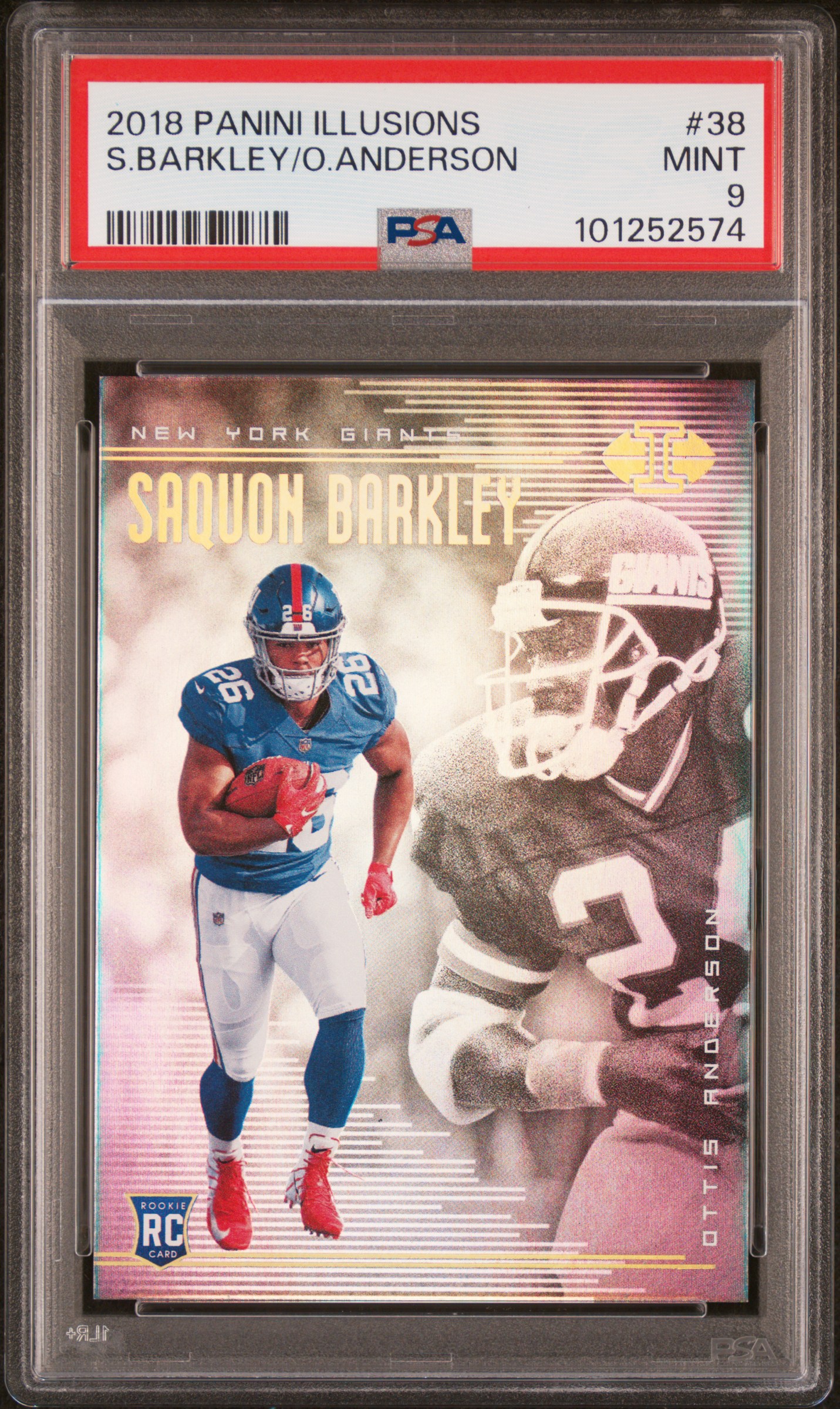 2018 Panini Illusions S.barkley/O.anderson #38 Mint 9 front