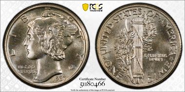1930 10C MS67+ FB