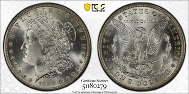 1884-O $1 MS67