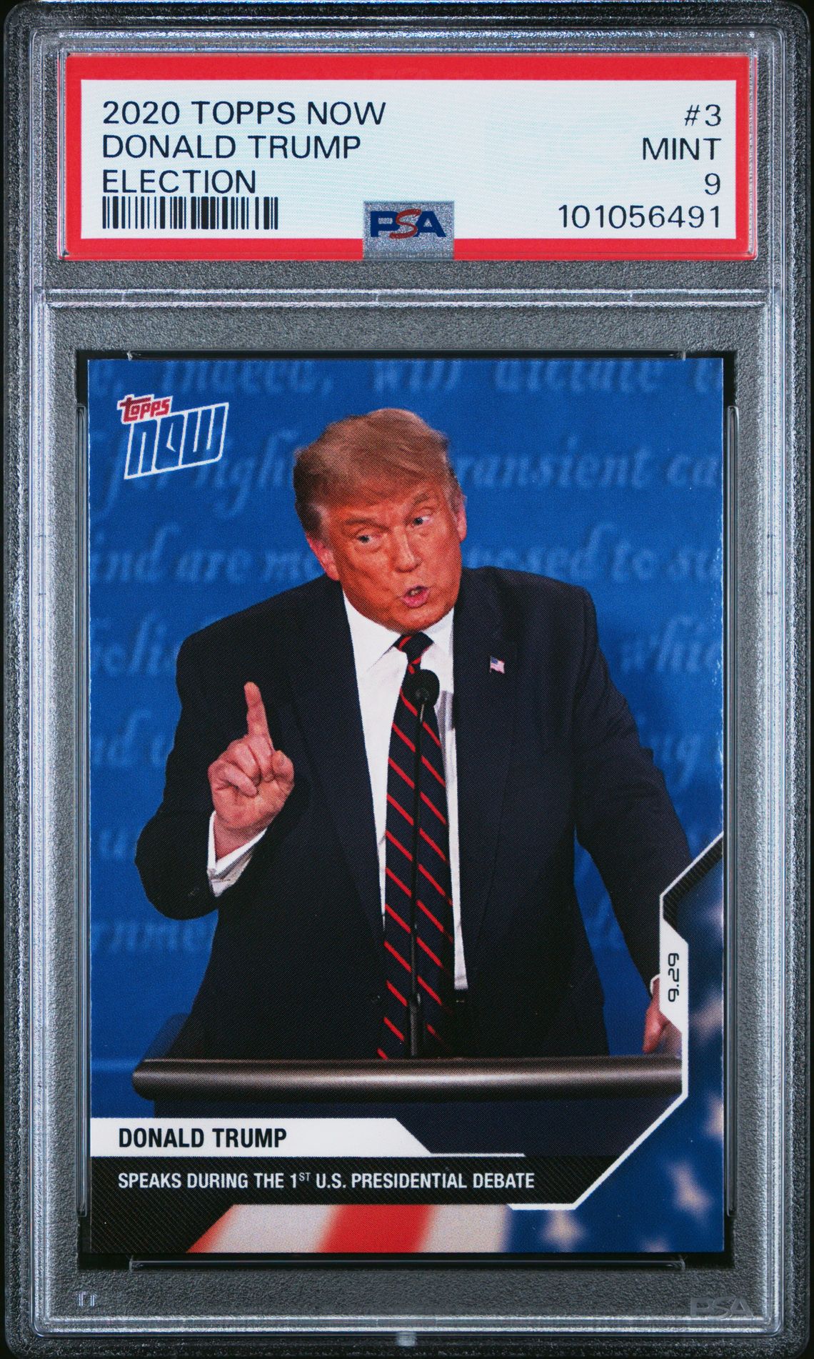 2020 Topps TOPPS NOW ELECTION #3 Donald Trump front