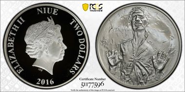 2016 $2 Han Solo PR70DCAM