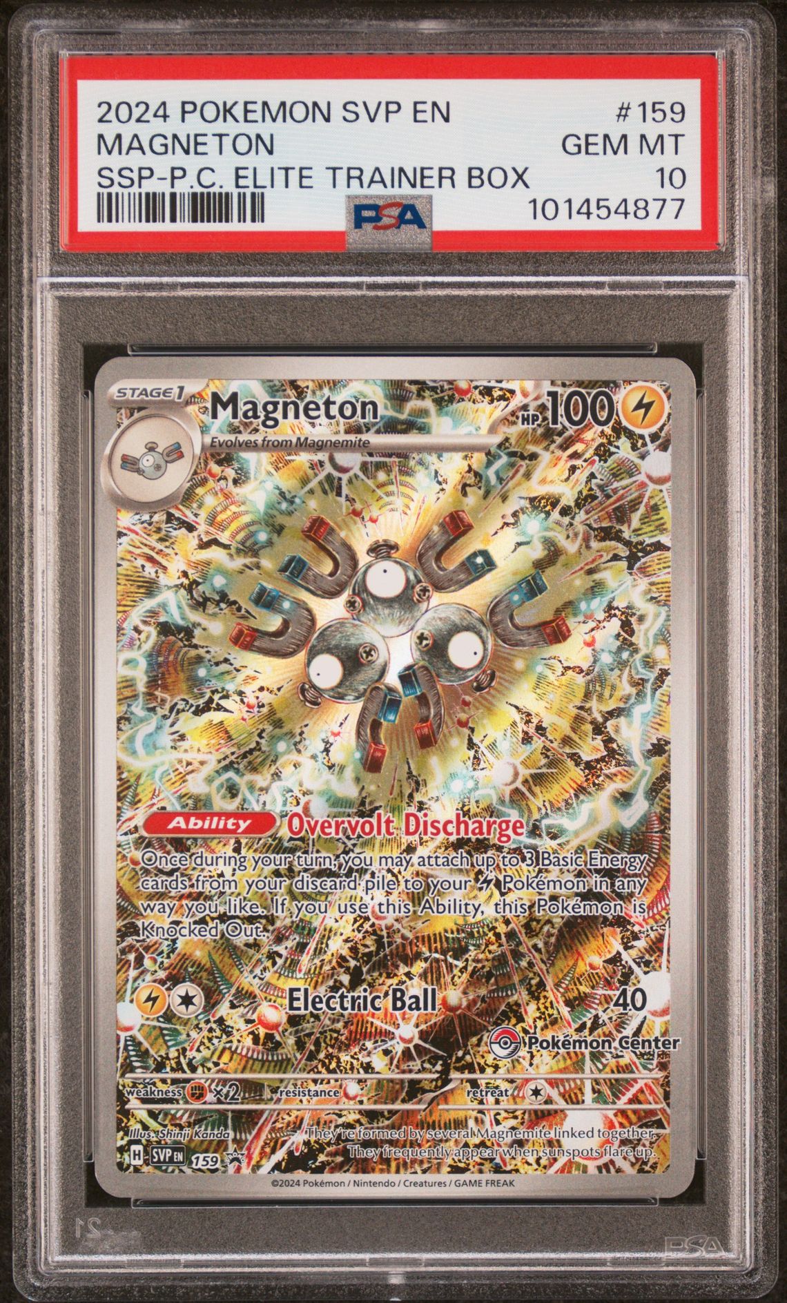2024 Pokemon POKEMON SVP EN-SV BLACK STAR PROMO Ssp #159 Magneton front