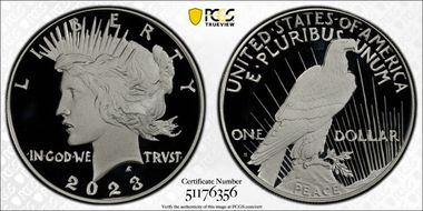 2023-S $1 Peace Dollar PR70DCAM