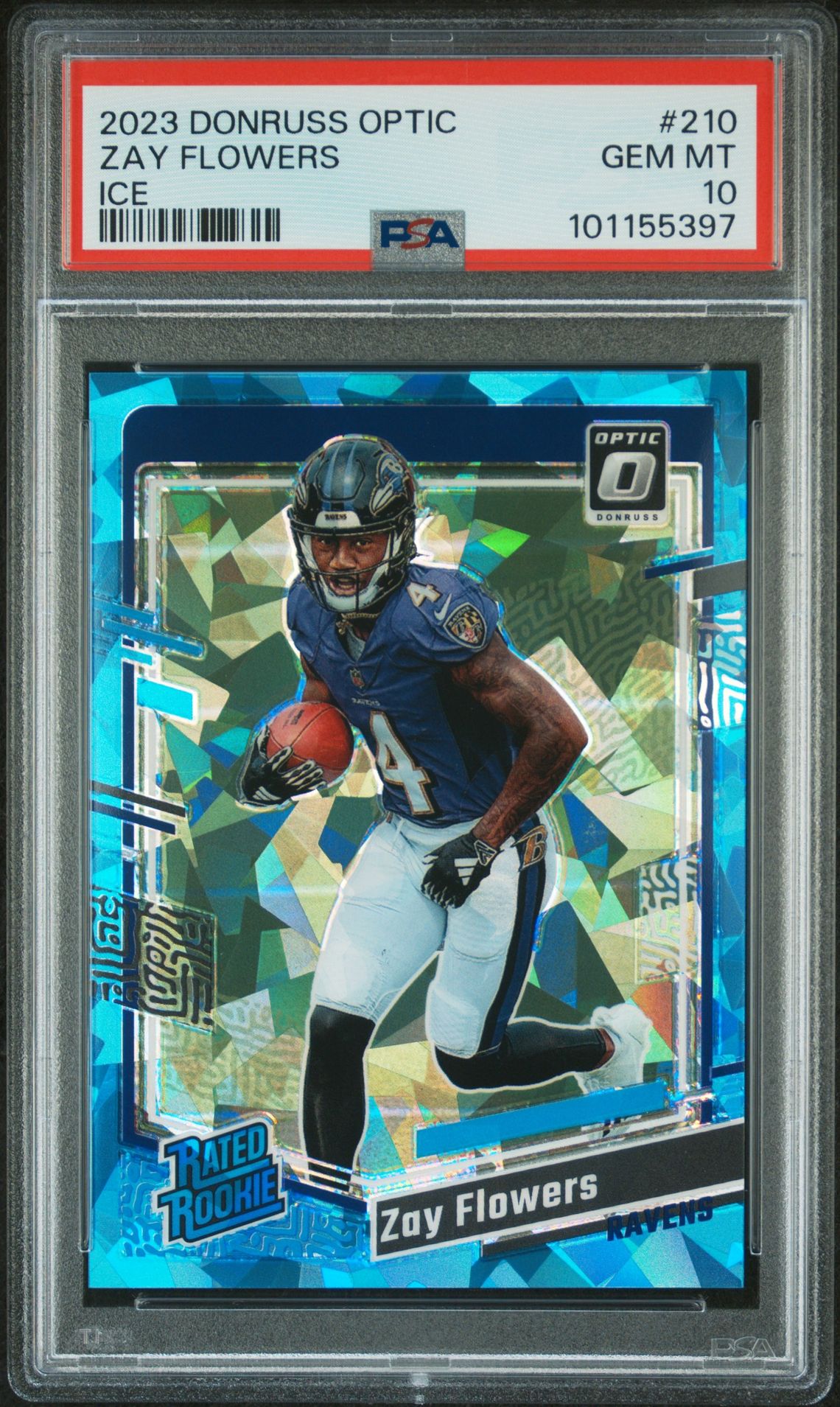 2023 Panini PANINI DONRUSS OPTIC HOLO #210 Zay Flowers front