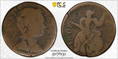 1786 VT 1/2P Baby Head G6BN