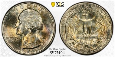 1950-D/S 25C OMM, FS-601 MS66