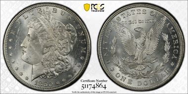 1880 $1 MS63