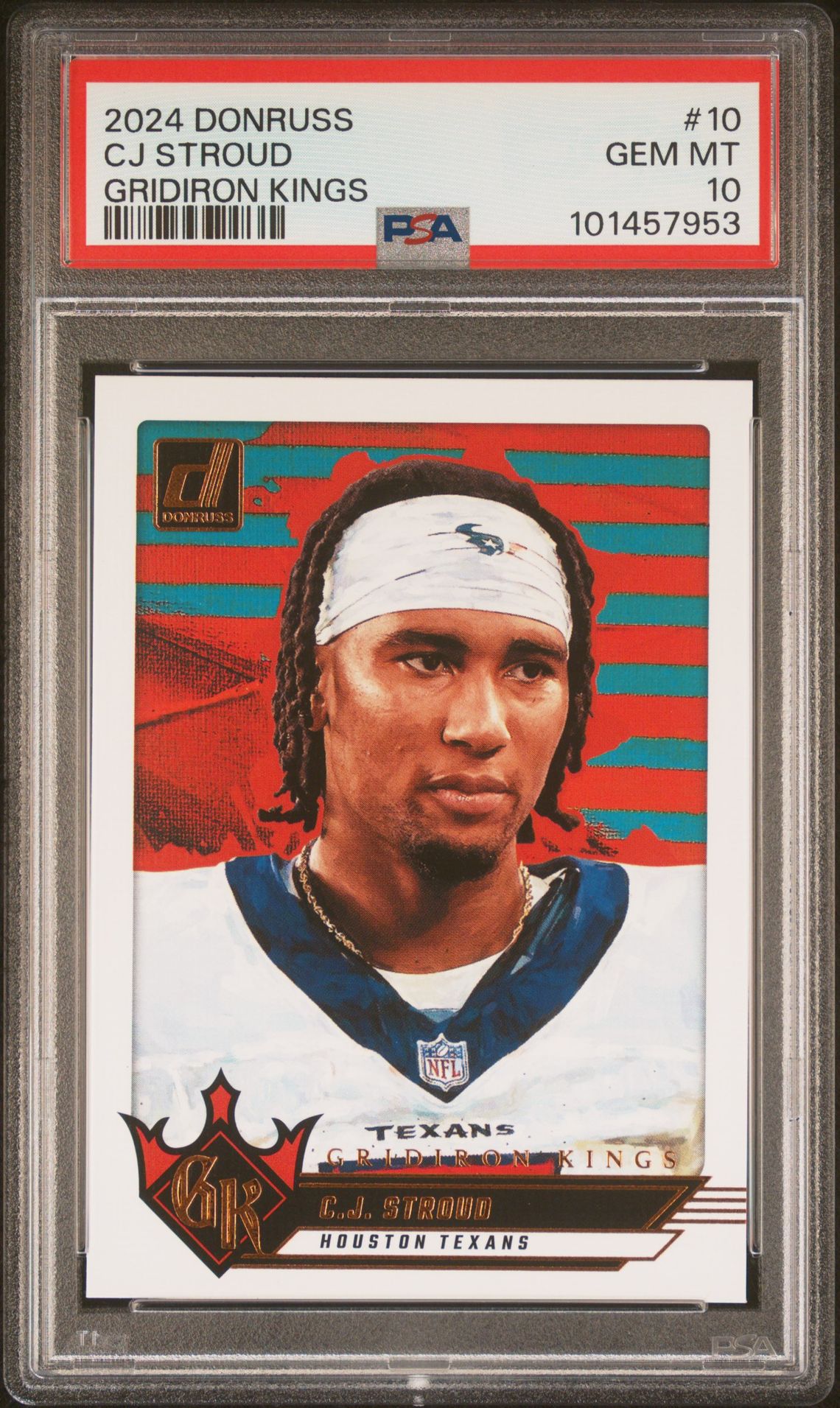 2024 Panini PANINI DONRUSS GRIDIRON KINGS #10 Cj Stroud front