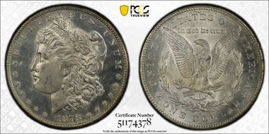 1878-S $1 MS64
