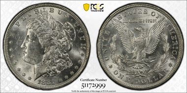 1881-O $1 MS62