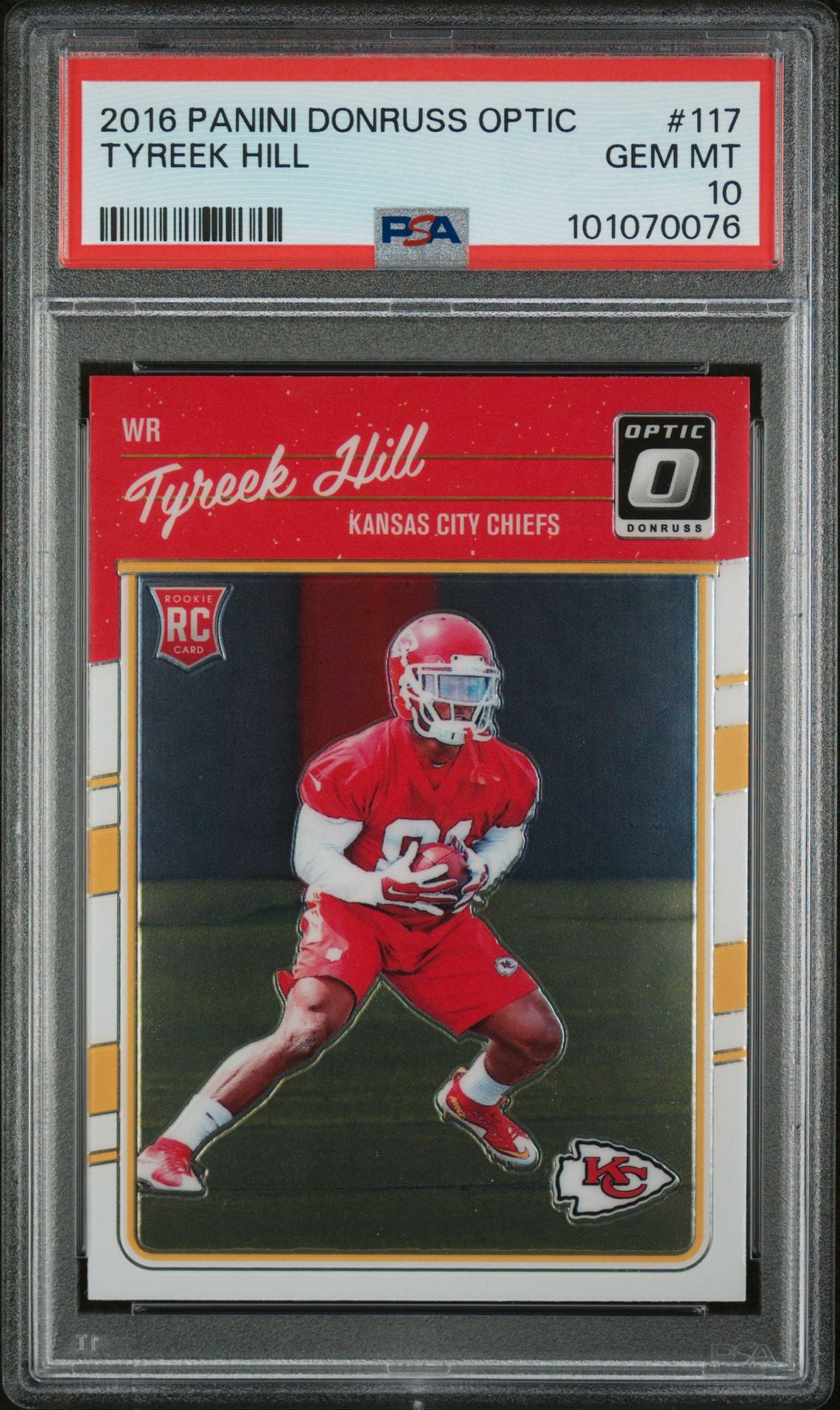 2016 Panini PANINI DONRUSS OPTIC #117 Tyreek Hill front