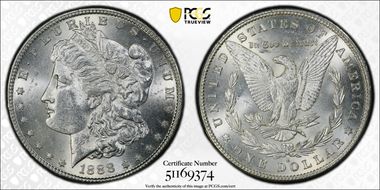 1888-S $1 MS62