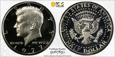 1977-S 50C PR69CAM
