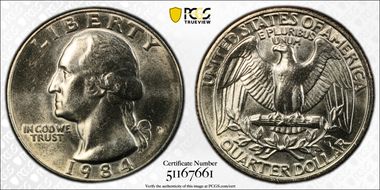 1984-P 25C MS64