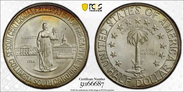 1936 50C Columbia MS67+ 