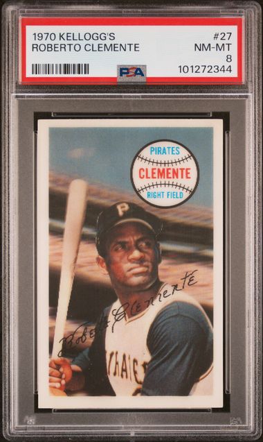 1970 Kellogg'S #27 Roberto Clemente front