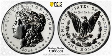 2024-S $1 Morgan Dollar Rev PR Two-Coin Reverse Proof Set First Strike PR70