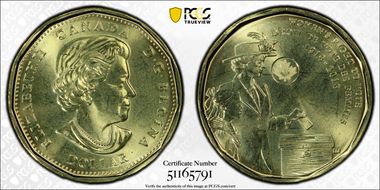 2016 $1 Women's Right to Vote MS67