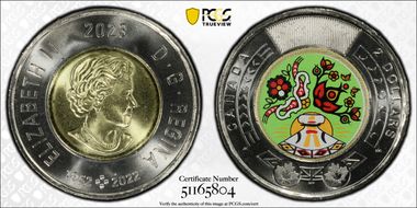 2023 $2 Nat'l Indigenous Peoples Day Colorized MS65