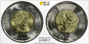 2023 $2 Jean Paul Riopelle MS66