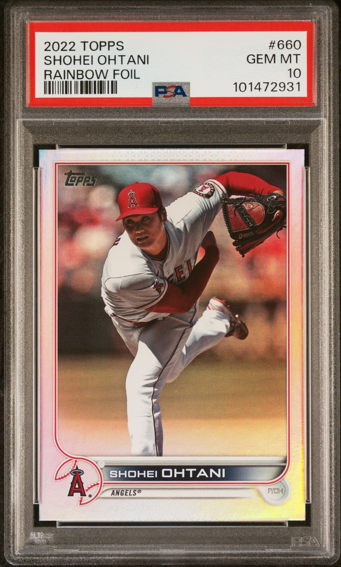 2022 Topps TOPPS Foil #660 Shohei Ohtani front