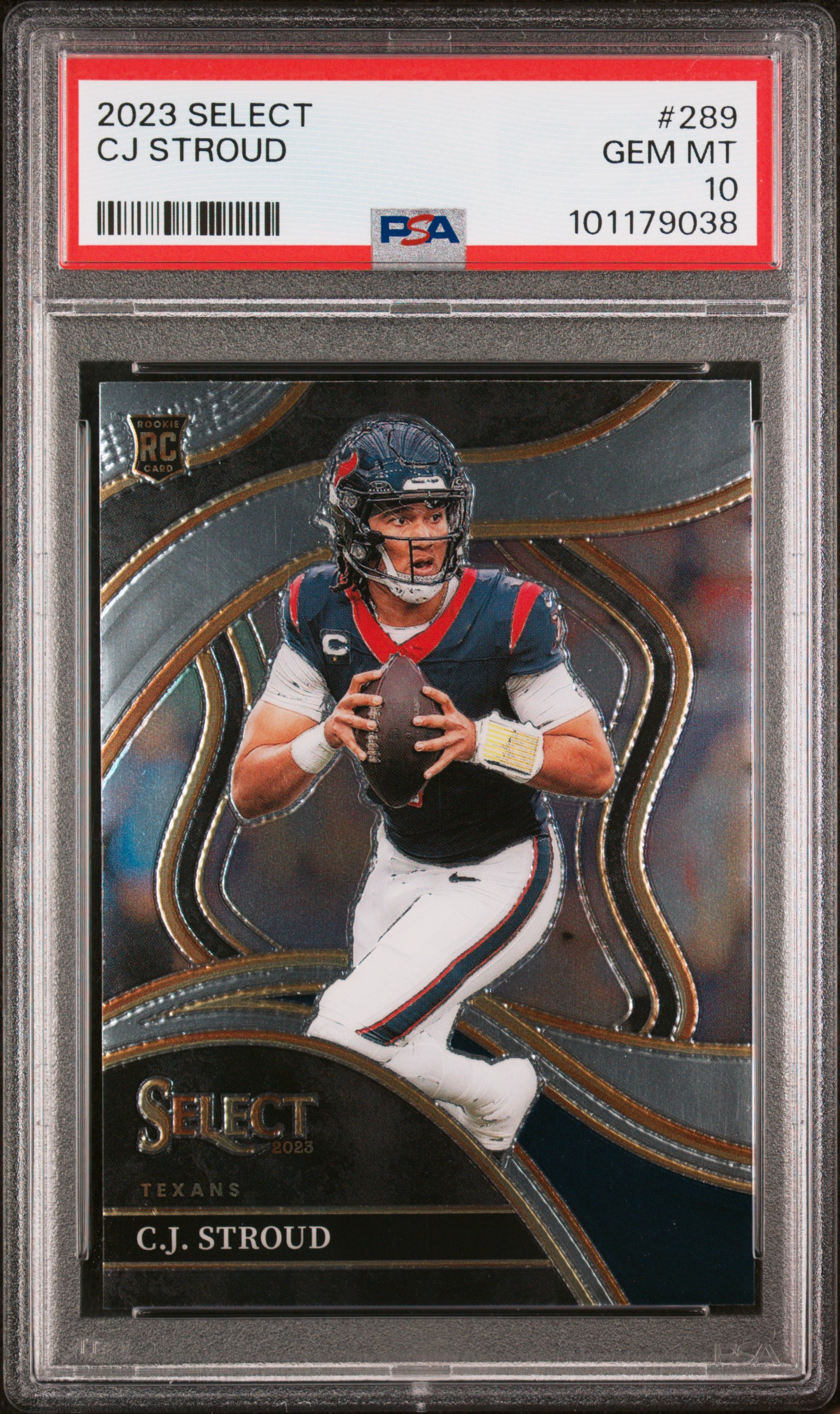 2023 Panini Select Cj Stroud #289 Gem Mt 10 front