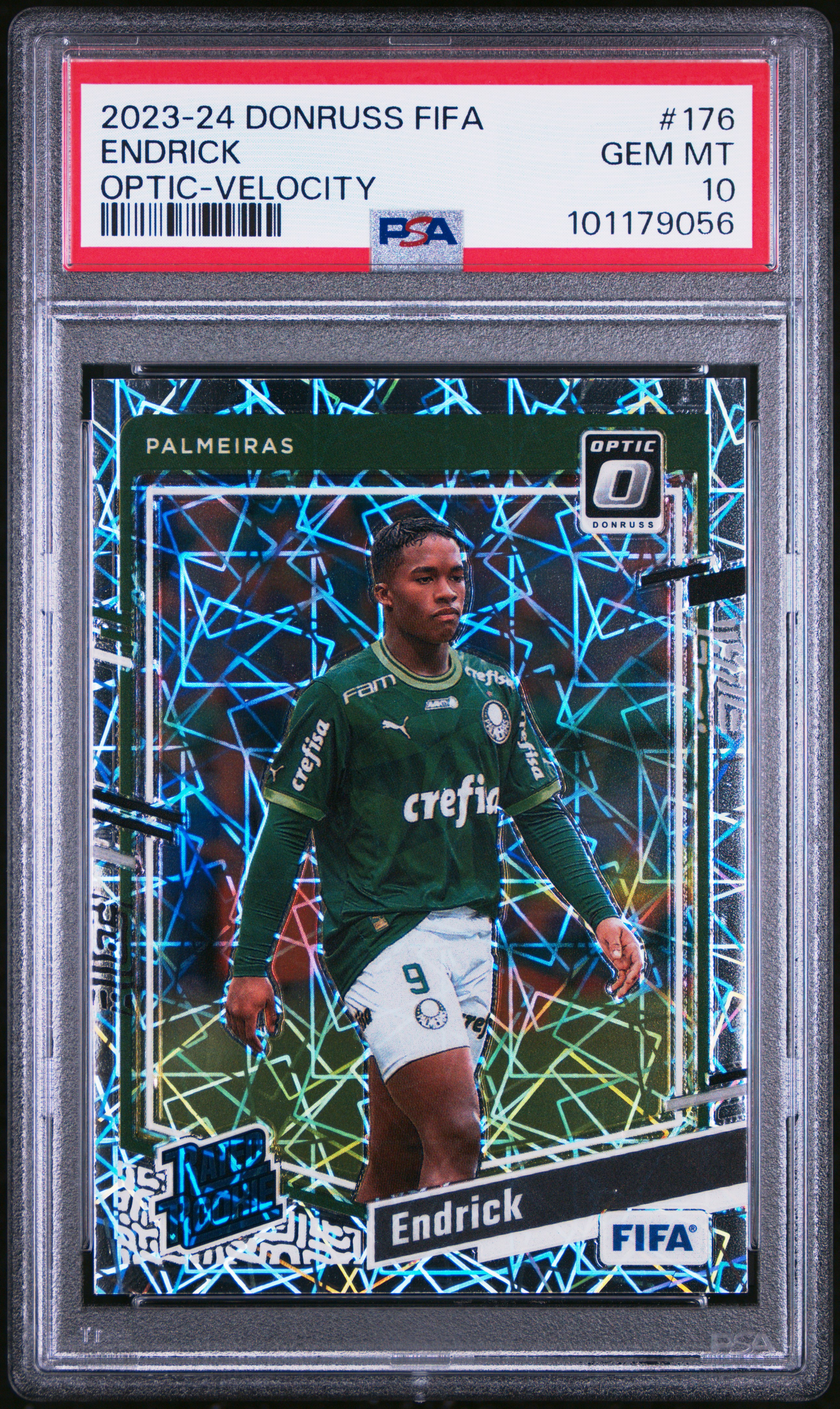 2023-24 Panini Donruss Fifa Endrick #176 (Optic-Velocity) Gem Mt 10 front