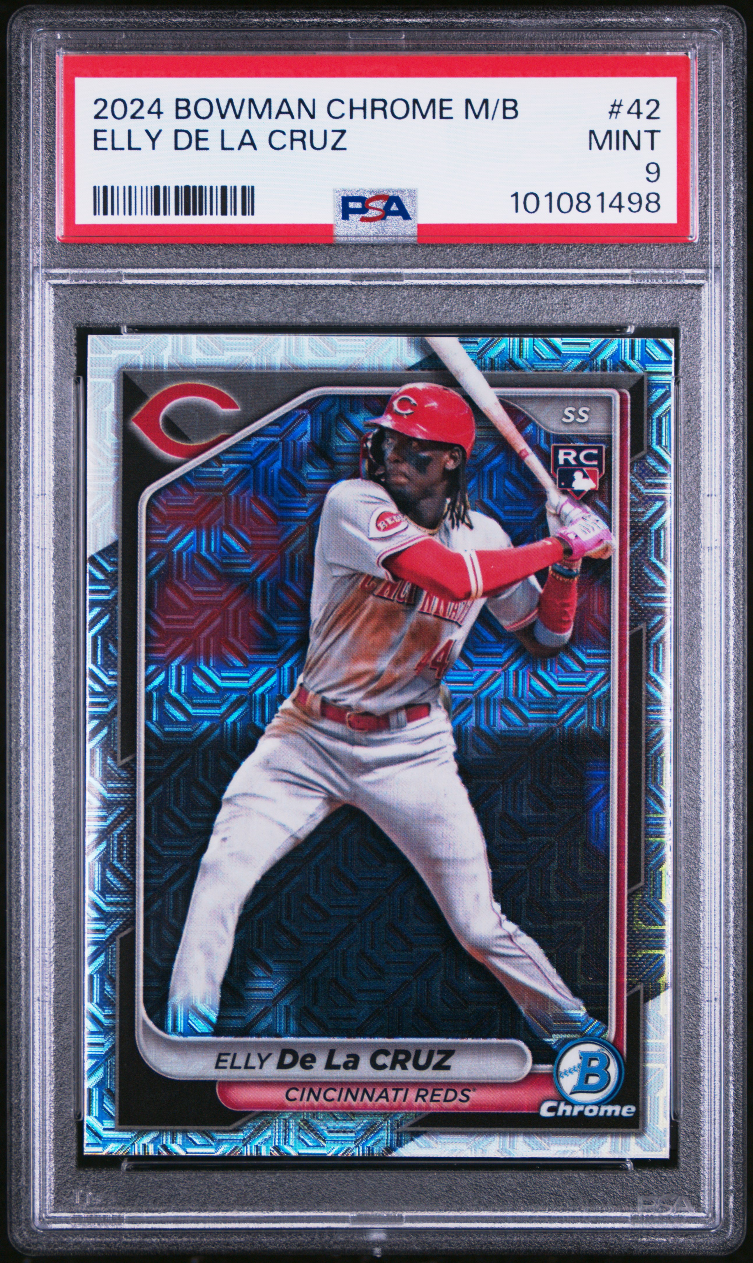 2024 Bowman Chrome Mega Box Elly De La Cruz #42 Mint 9 front