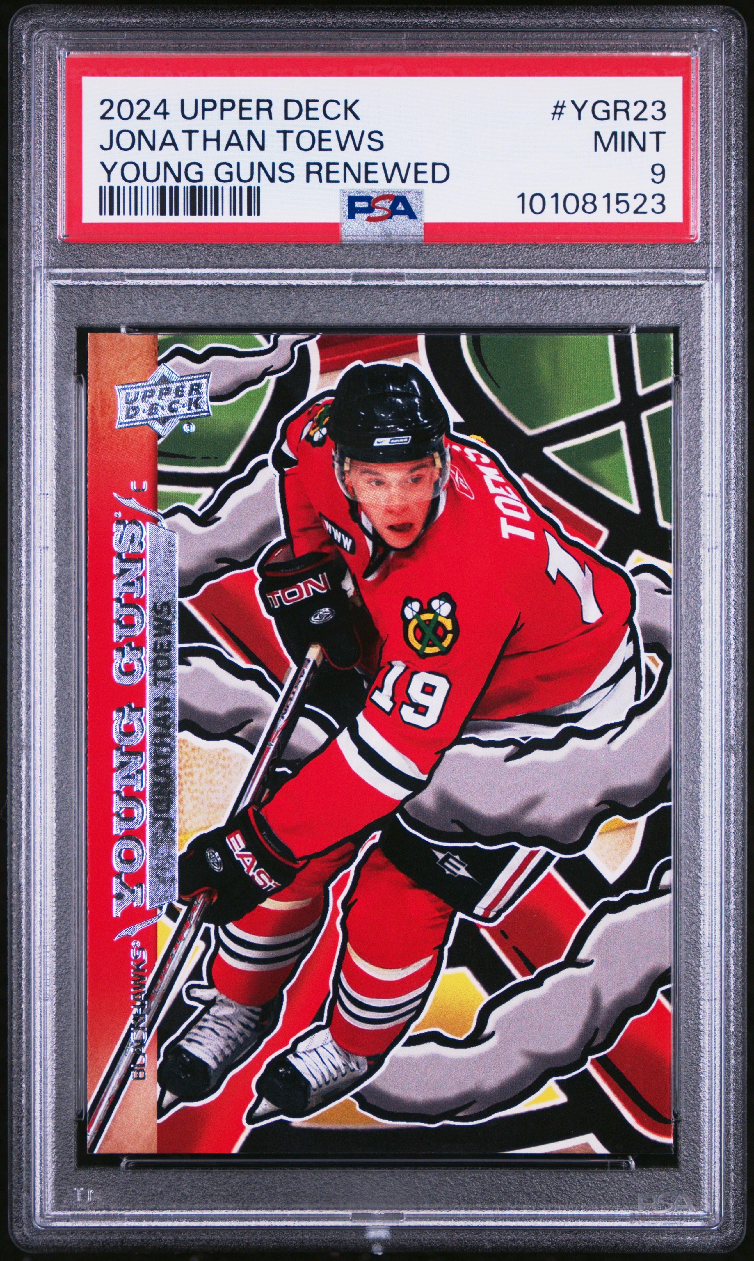 2024 Upper Deck Young Guns Renewed Jonathan Toews #Ygr23 Mint 9 front