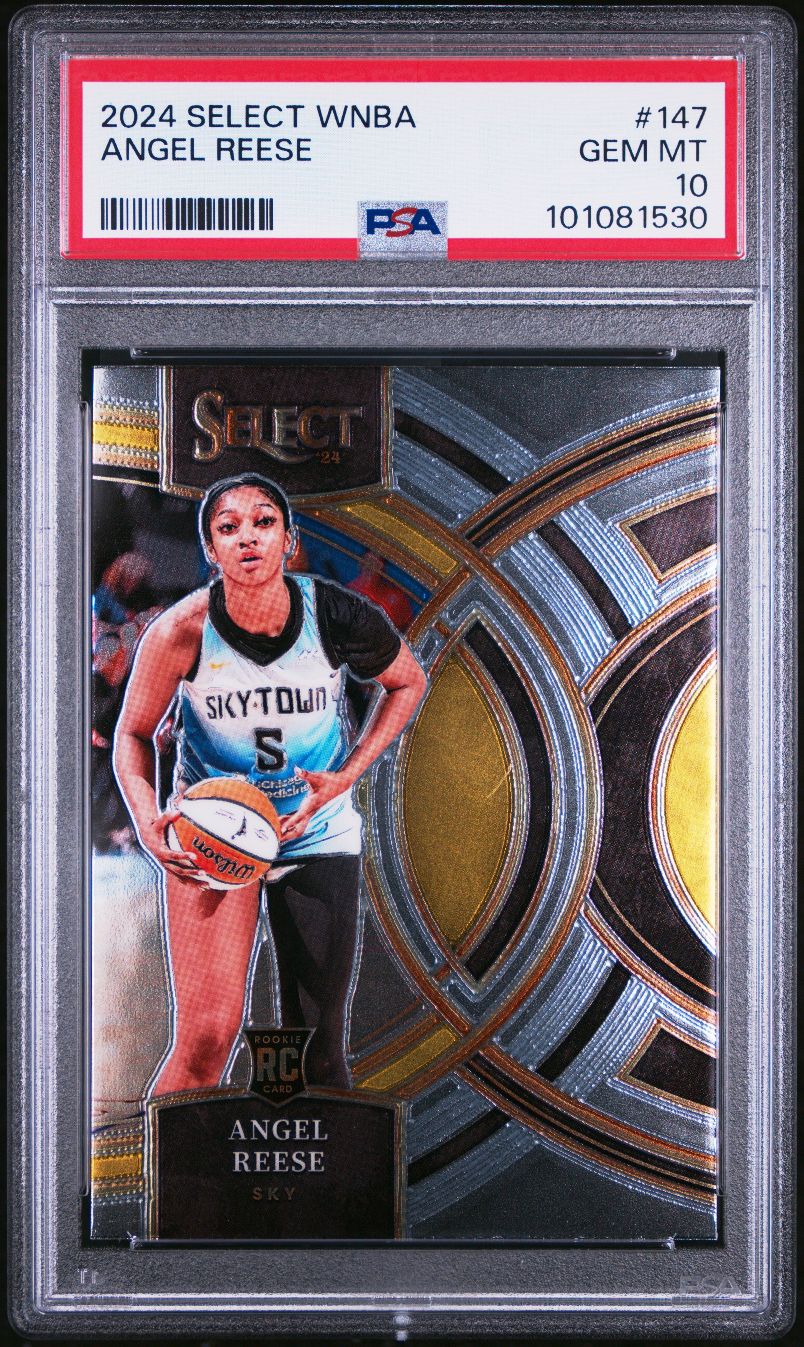 2024 Panini Select Wnba Angel Reese #147 Gem Mt 10 front