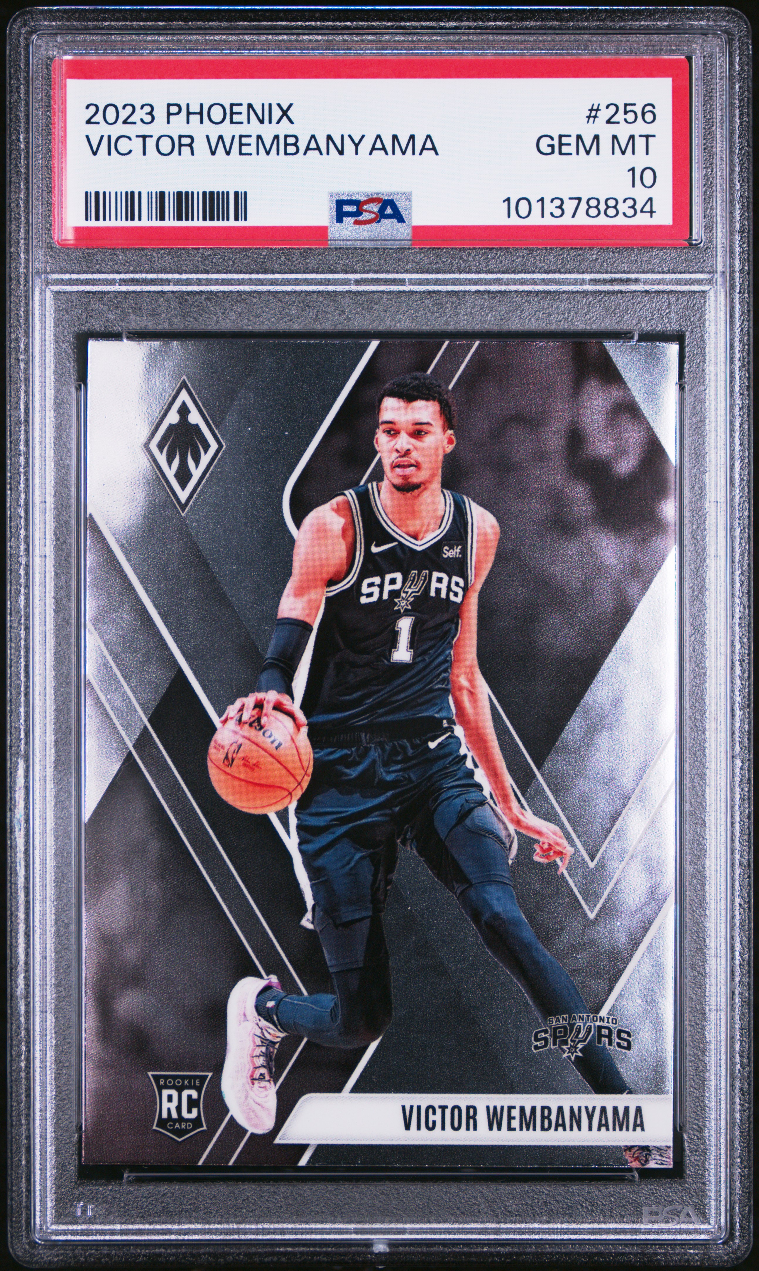 2023 Panini Phoenix Victor Wembanyama #256 Gem Mt 10 front