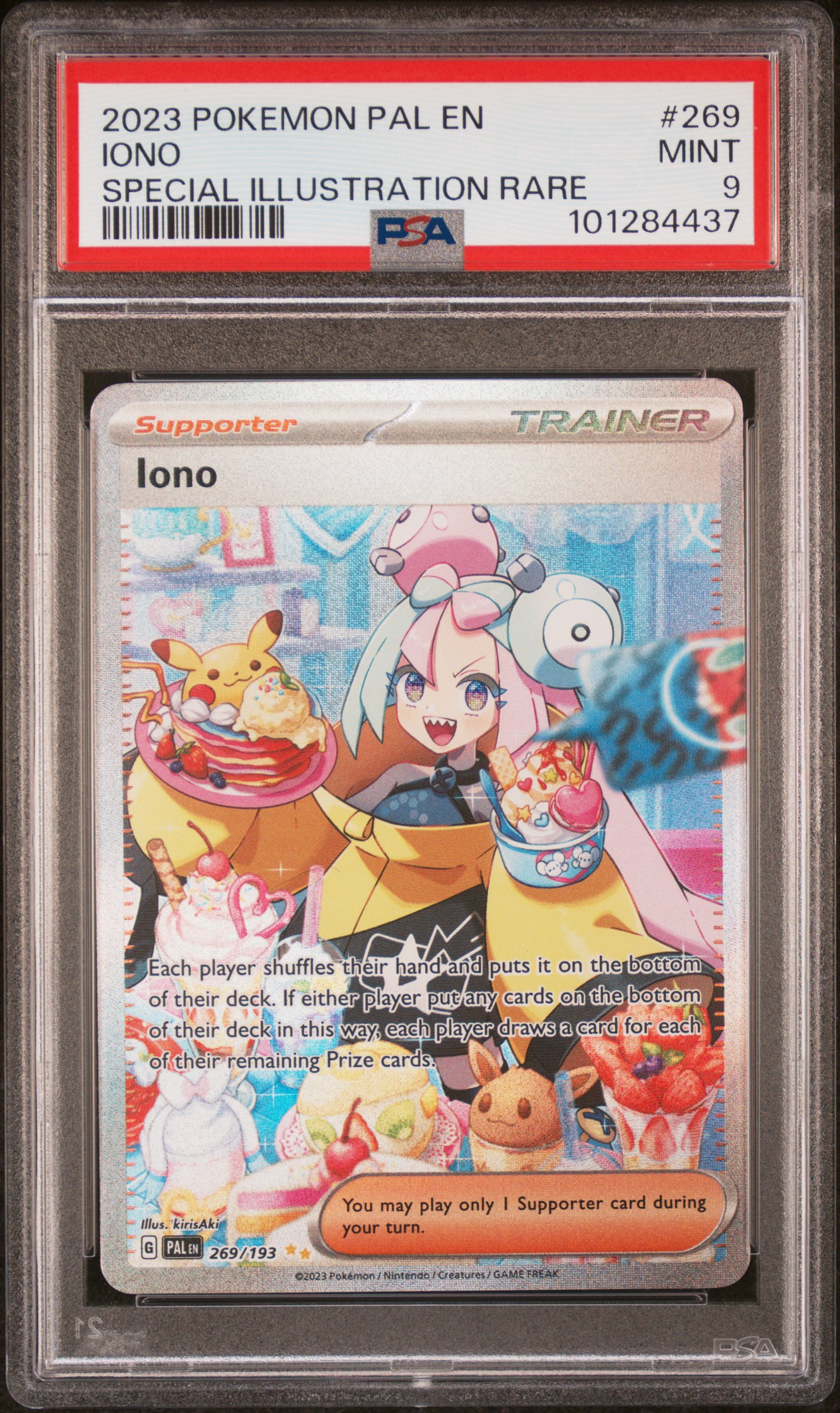 2023 Pokemon Pal En-Paldea Evolved Iono #269 (Special Illustration Rare) Mint 9 front