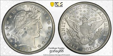 1893 50C MS65