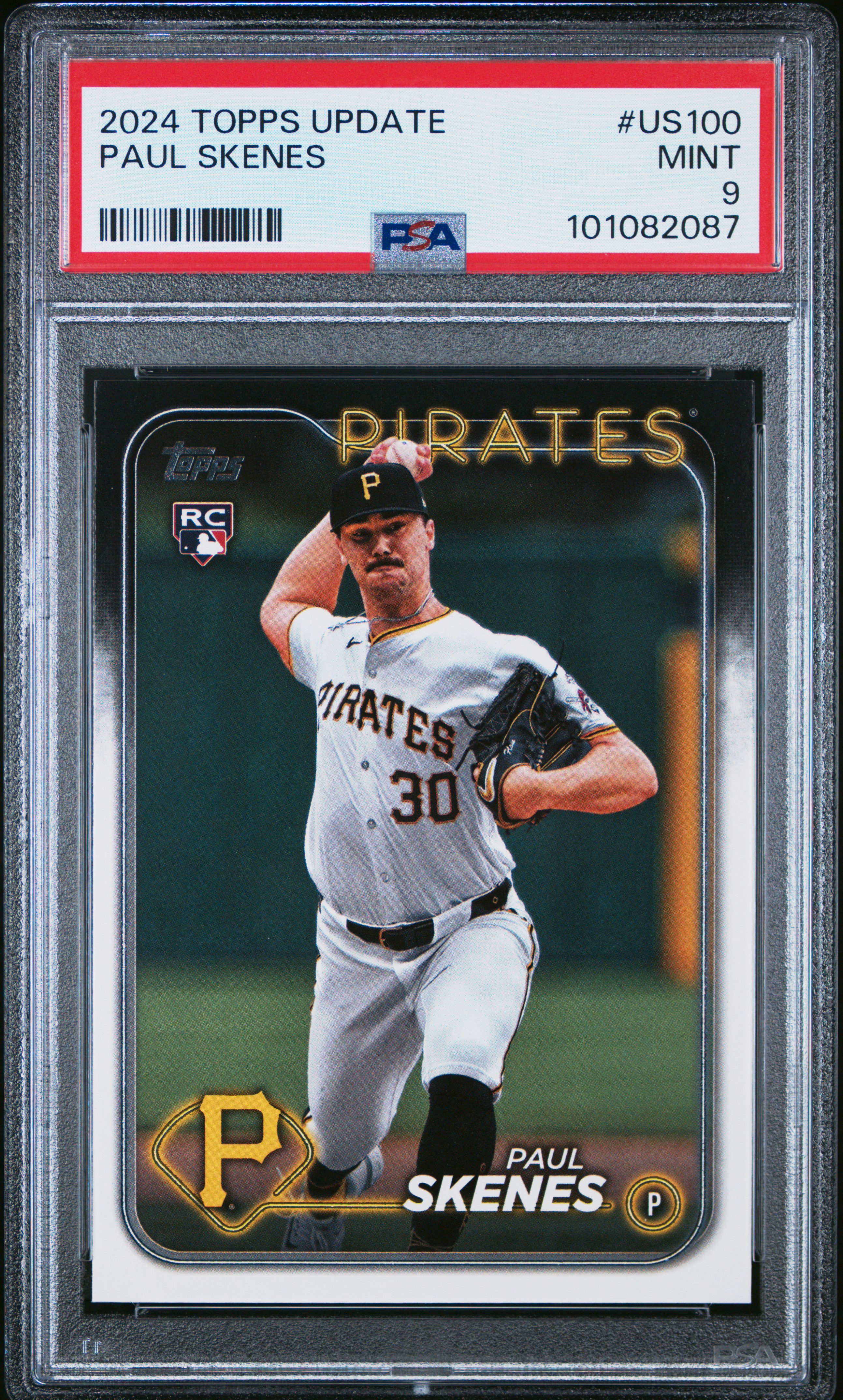 2024 Topps Update Paul Skenes #Us100 Mint 9 front
