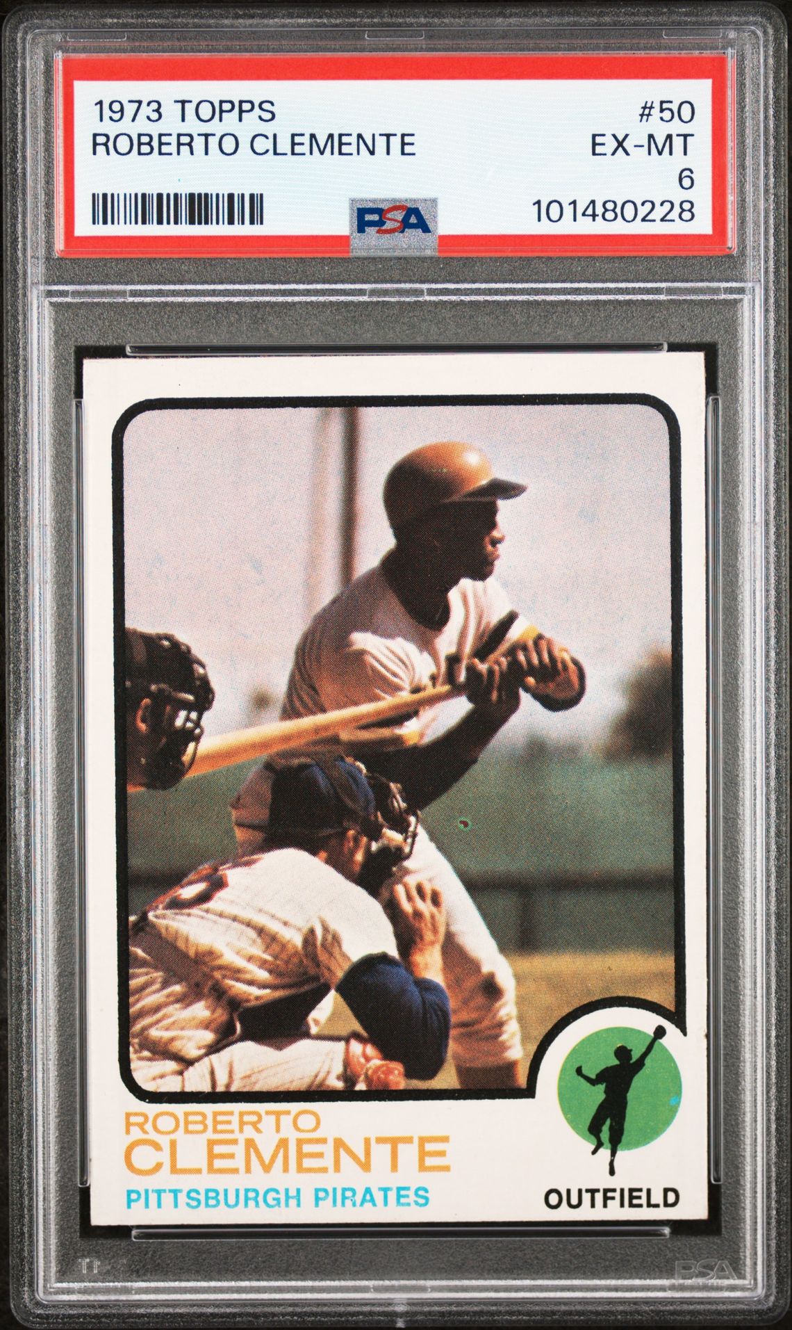 1973 Topps Roberto Clemente #50 Ex-Mt 6 front