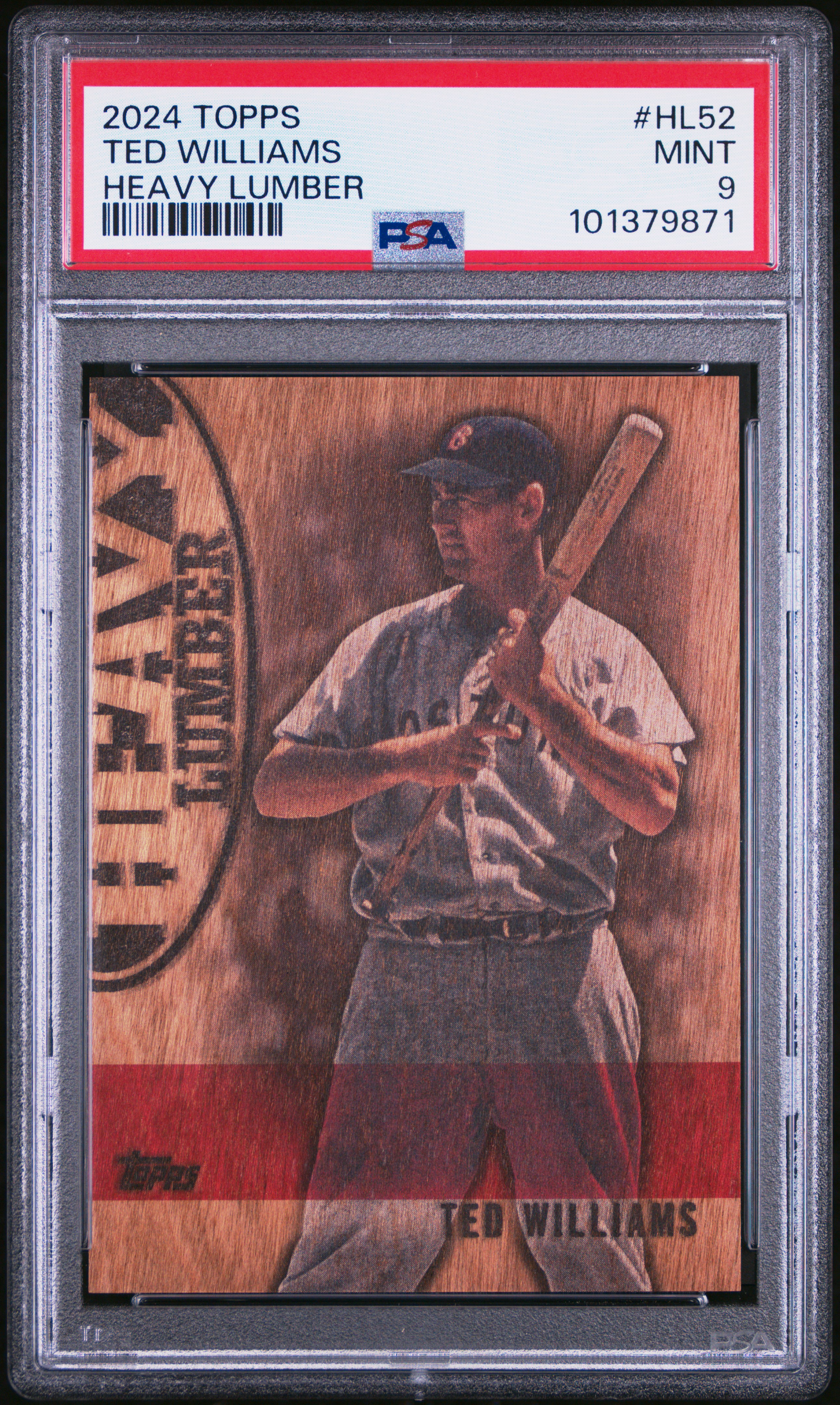2024 Topps Heavy Lumber Ted Williams #Hl52 (Update) Mint 9 front