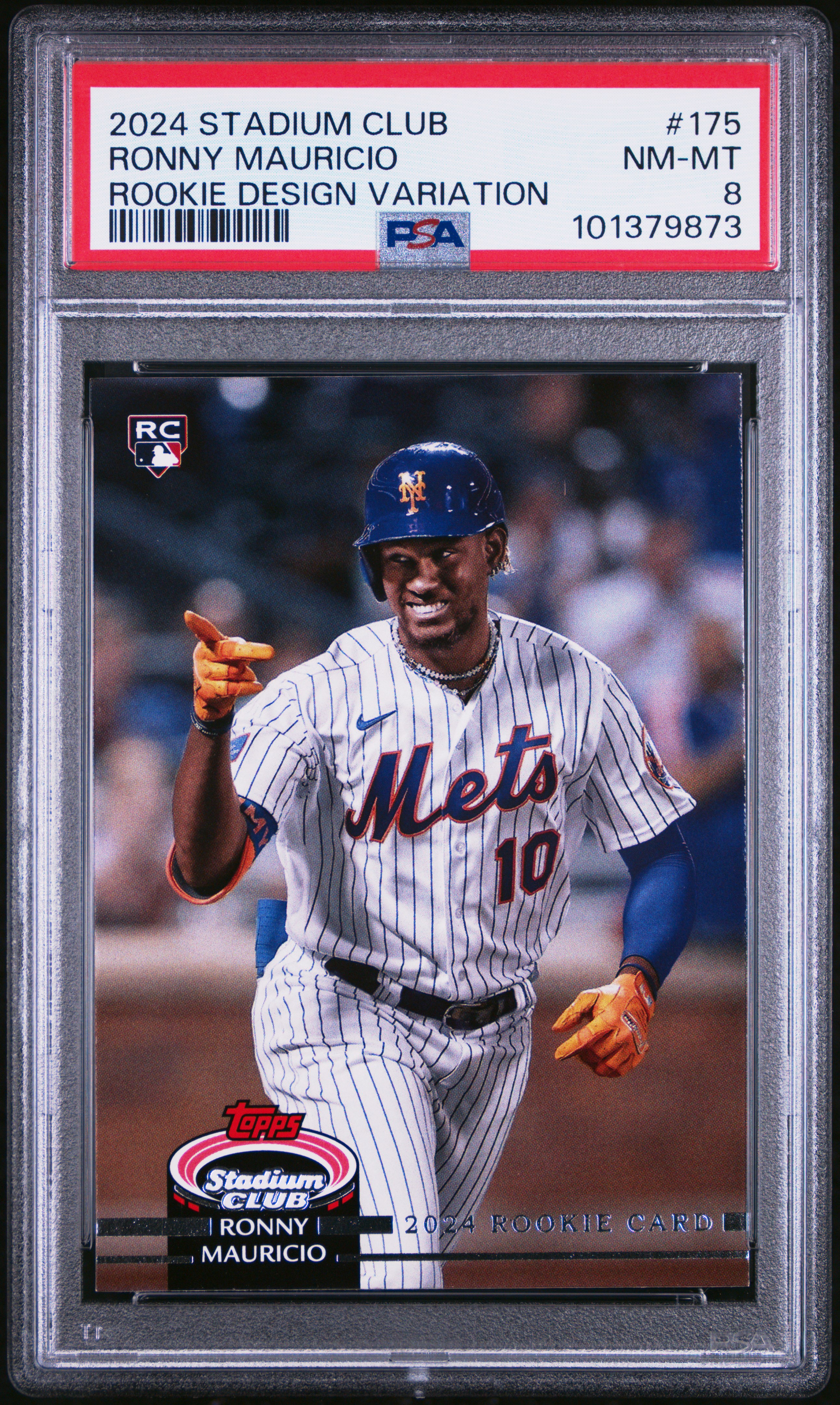 2024 Topps Stadium Club Ronny Mauricio #175 (Rookie Design Variation) Nm-Mt 8 front