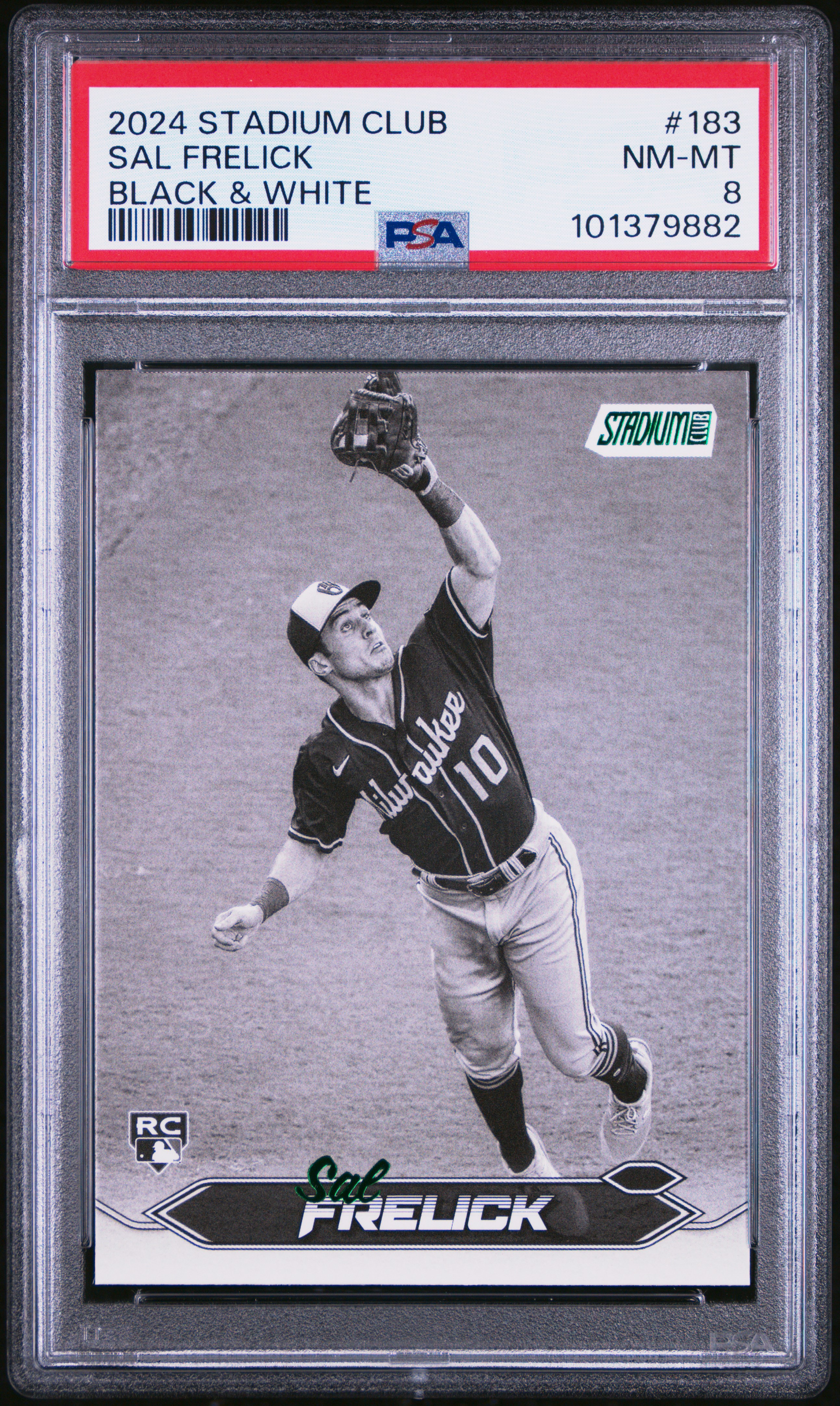 2024 Topps Stadium Club Sal Frelick #183 (Black & White) Nm-Mt 8 front
