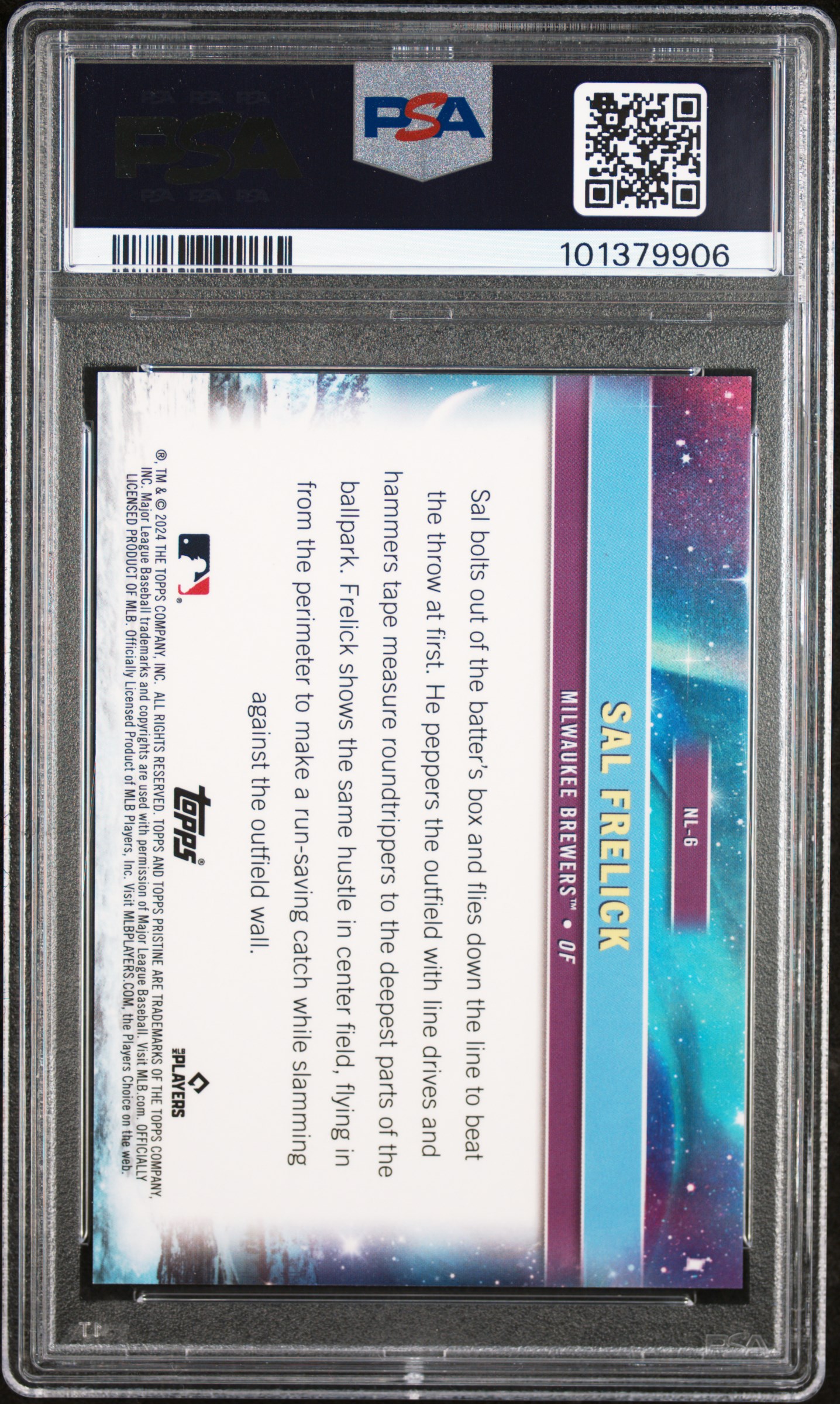 2024 Topps Pristine Northern Lights Sal Frelick #Nl6 Mint 9 back