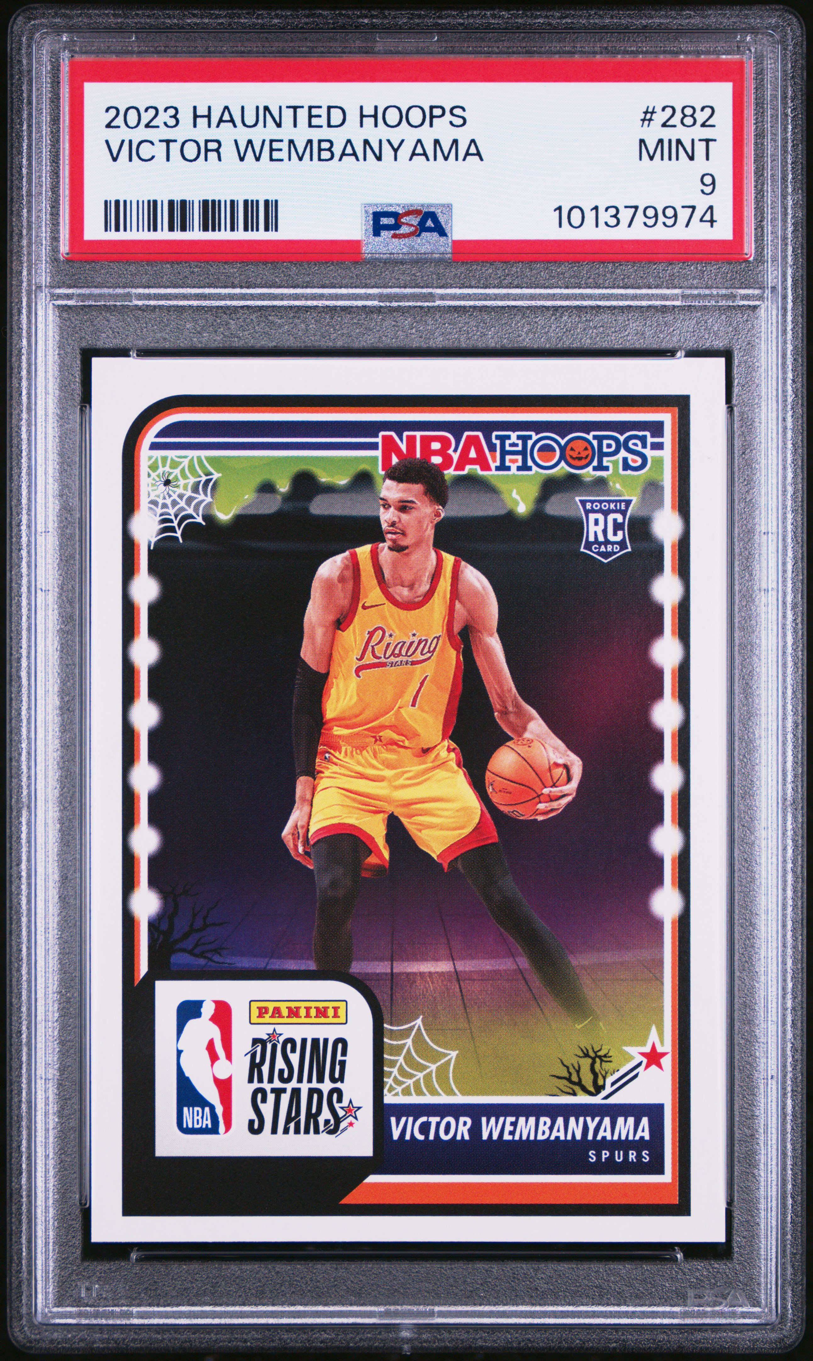 2023 Panini Haunted Hoops Victor Wembanyama #282 Mint 9 front